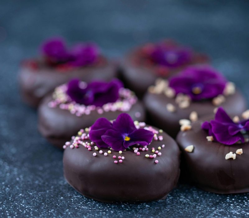Flower Sprinkle Trend on Donuts