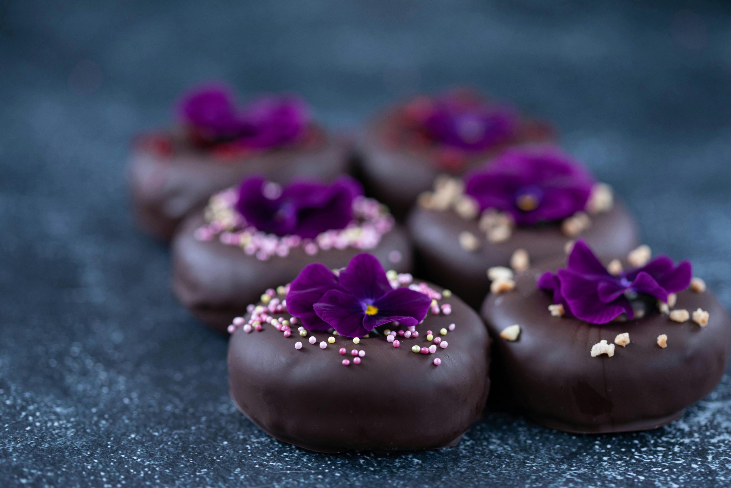 Flower Sprinkle Trend on Donuts