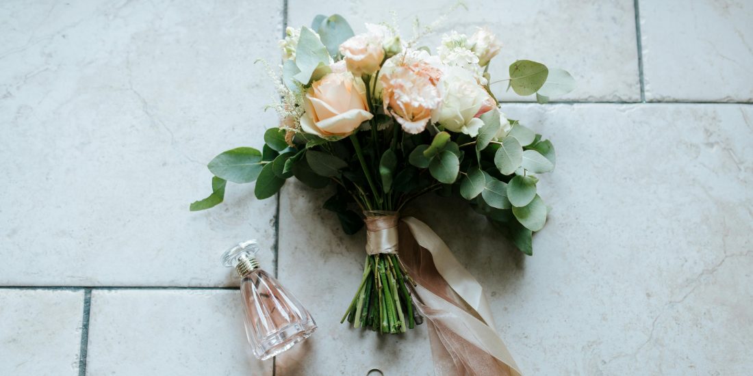 Flowers at a wedding